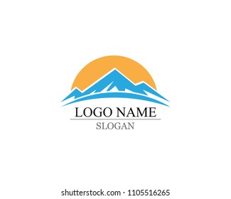 Mountain Logo Business Template Vector