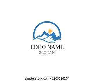Mountain Logo Business Template Vector