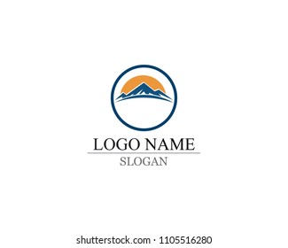 Mountain Logo Business Template Vector