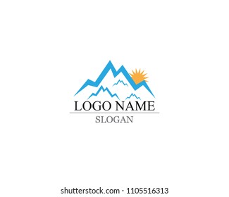 Mountain Logo Business Template Vector
