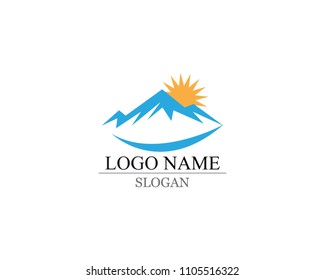 Mountain Logo Business Template Vector