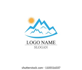 Mountain Logo Business Template Vector