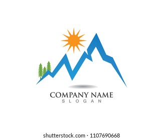 Mountain Logo Business Template Vector

