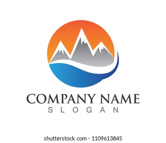 Mountain Logo Business Template Vector
