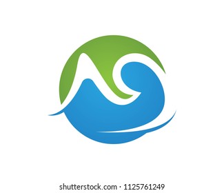 Mountain Logo Business Template Vector