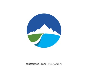 Mountain  Logo Business Template Vector