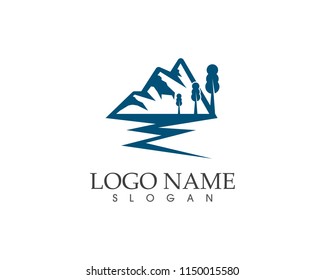 Mountain Logo Business Template Vector