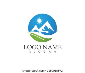 Mountain Logo Business Template Vector