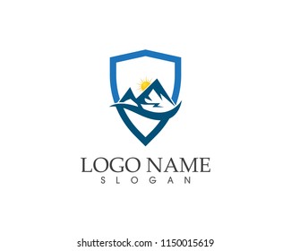 Mountain Logo Business Template Vector