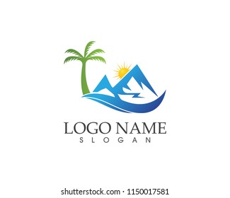 Mountain Logo Business Template Vector