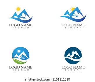 Mountain Logo Business Template Vector