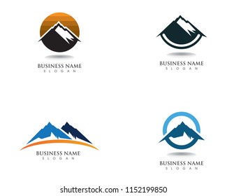 Mountain Logo Business Template Vector