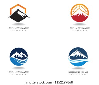 Mountain Logo Business Template Vector