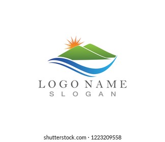 Mountain Logo Business Template Vector