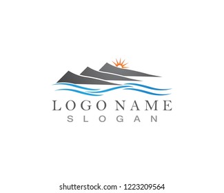 Mountain Logo Business Template Vector