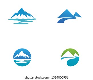 Mountain Logo Business Template Vector
