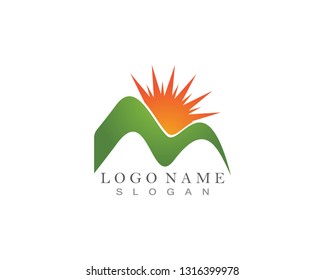 Mountain Logo Business Template Vector
