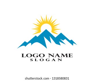 Mountain Logo Business Template Vector