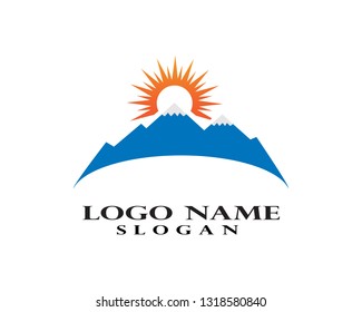 Mountain Logo Business Template Vector