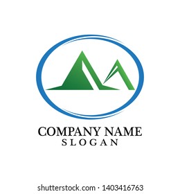 Mountain Logo Business Template Vector