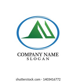 Mountain Logo Business Template Vector