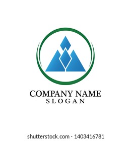 Mountain Logo Business Template Vector