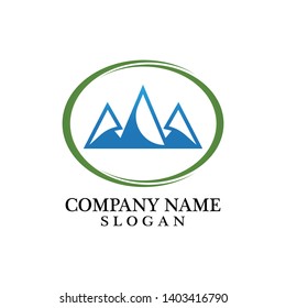 Mountain Logo Business Template Vector