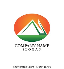 Mountain Logo Business Template Vector