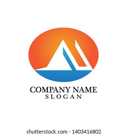 Mountain Logo Business Template Vector