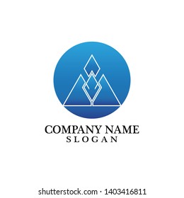 Mountain Logo Business Template Vector