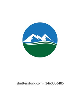 Mountain Logo Business Template Vector