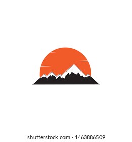 Mountain Logo Business Template Vector