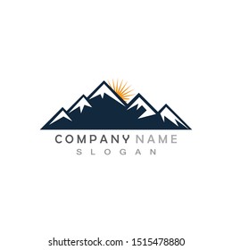 Mountain Logo Business Template Vector