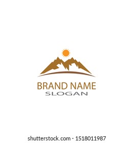 MOUNTAIN LOGO BUSINESS TEMPLATE VECTOR