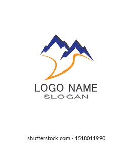 MOUNTAIN LOGO BUSINESS TEMPLATE VECTOR