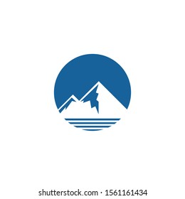 Mountain Logo Business Template Vector