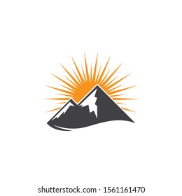 Mountain Logo Business Template Vector