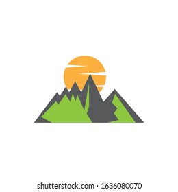 Mountain Logo Business Template Vector