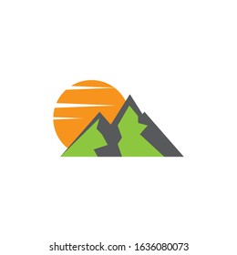 Mountain Logo Business Template Vector