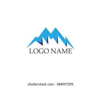 Mountain Logo Business Template Vector