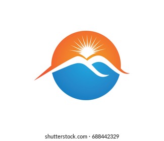 Mountain Logo Business Template Vector
