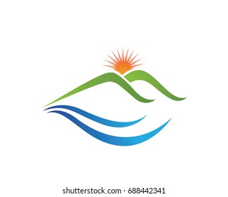 Mountain Logo Business Template Vector
