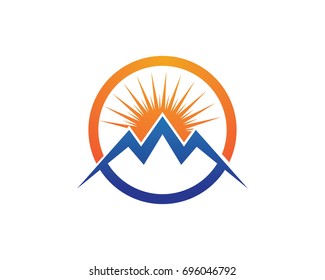 Mountain Logo Business Template Vector
