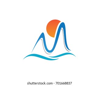 Mountain Logo Business Template Vector
