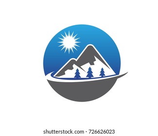 Mountain Logo Business Template Vector
