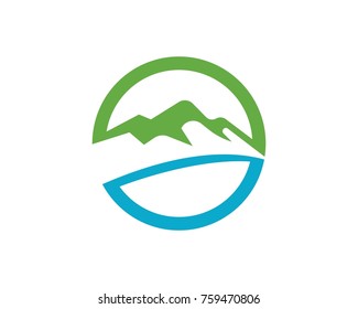 Mountain Logo Business Template Vector