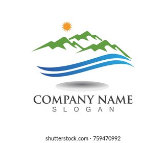 Mountain Logo Business Template Vector