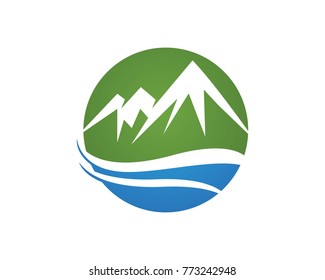 Mountain Logo Business Template Vector