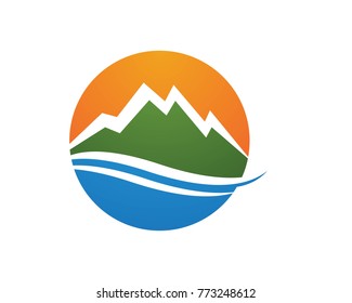 Mountain Logo Business Template Vector