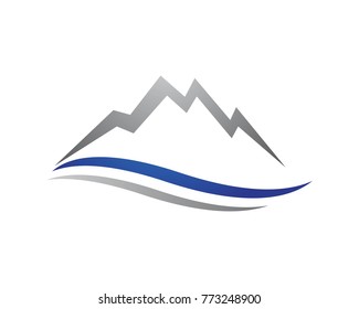 Mountain Logo Business Template Vector